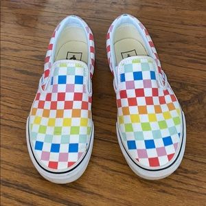 🌈 Checkered Rainbow Vans 🌈